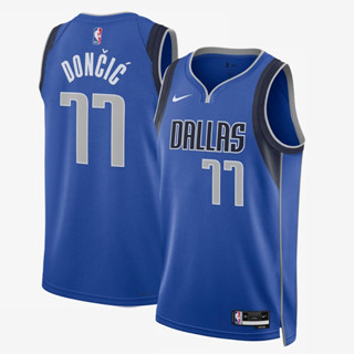 เสื้อบาสเกตบอล NBA พรีเมี่ยมดีที่สุด Luka Doncic ทีม Dallas Mavericks &amp; Swingman Jerseys สินค้าเหมือนรูปที่โชว์100%