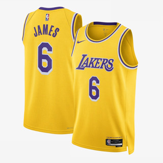 เสื้อบาสเกตบอล NBA, Lebron Jame ทีม Los Angeles Lakers &amp; Swingman Jerseys (สินค้าเหมือนรูปตัวอย่างทุกจุด)