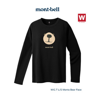 Montbell เสื้อยืดแขนยาว   รุ่น 1114660Wickron Long Sleeve T Womens Monta Bear Face (WOMEN)