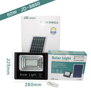 Solar LED สปอตไลท์ โซล่าเซลล์ รุ่นพี่บิ๊ก 10W 25W 40W 60W 100W 200W Light แสงสีขาว