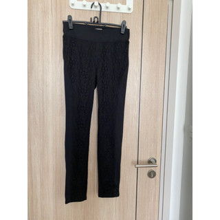 กางเกงขาวยาวผ้ายืด  Size L (มือสอง)