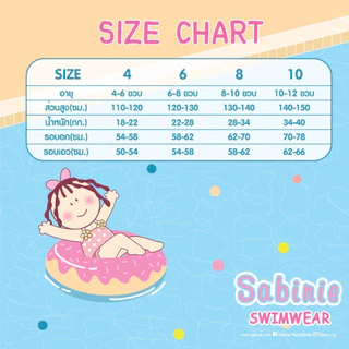 Sabina ชุดว่ายน้ำเด็ก รุ่น Sabinie Swim - SWT