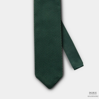 Green Knit 3 Inch Necktie-เนคไทสีเขียวลายถัก