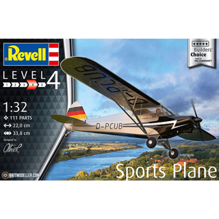 พลาสติก โมเดล ประกอบ REVELL สเกล 1/32 Sports Plane  (03835)