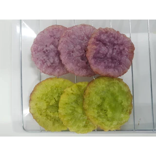 แป้งขนมฝักบัวสำเร็จรูป หลากรส ผสมเเค่น้ำ 500ก./1กก.พร้อมสูตร-คู่มือ (แป้งทำขนมฝักบัว,ขนมดอกบัว)