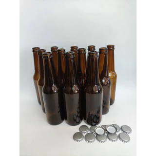 WAS Bottle 330ml With Caps X 12Bottles ขวด 330ml พร้อมฝา 12 ขวด