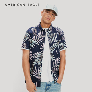 American Eagle Tropical Button-Up Resort Shirt เสื้อเชิ้ต ผู้ชาย รีสอร์ท (NMSH 015-5942-167)