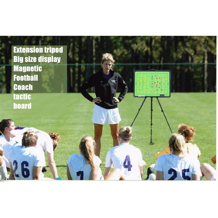 กระดานวางแผนฟุตบอล กระดานแม่เหล็กวางแผนฟุตบอล กระดานฟุตบอล มีขาตั้ง Football Strategy
