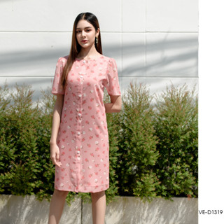 AMILA Dress VE-D1319 by VERONIQA ชิฟฟอนอุรากีรี่ แขนสั้น IGPU22-8