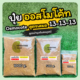 ปุ๋ย ปุ๋ยออสโมโค้ท สูตร 13-13-13 ปุ๋ยสูตรเสมอ ปุ๋ยละลายช้า ไม้ด่าง ไม้ประดับทุกชนิด