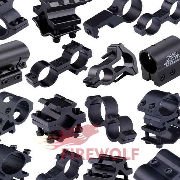 ✺✶□ยูนิเวอร์แซสากลโลหะติดตามคลิปไฟฉายหลอดคลิปคลิปสีแดงและสีเขียวเลเซอร์สายตาหลอดคลิปเล็งbracket