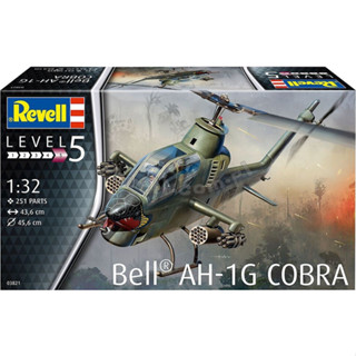 พลาสติก โมเดล ประกอบ REVELL สเกล 1/32 Bell AH-1G Cobra (03821)