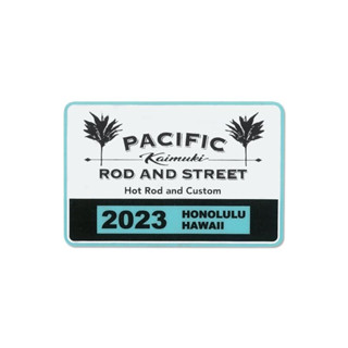 Pacific Rod &amp; Street Honolulu Hawaii Parking Permit Window Sticker [DDPR01]