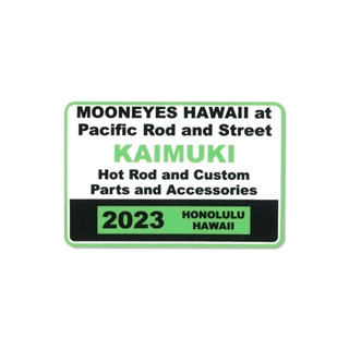 MOONEYES HAWAII Parking Permit Window Sticker [DDPR02]