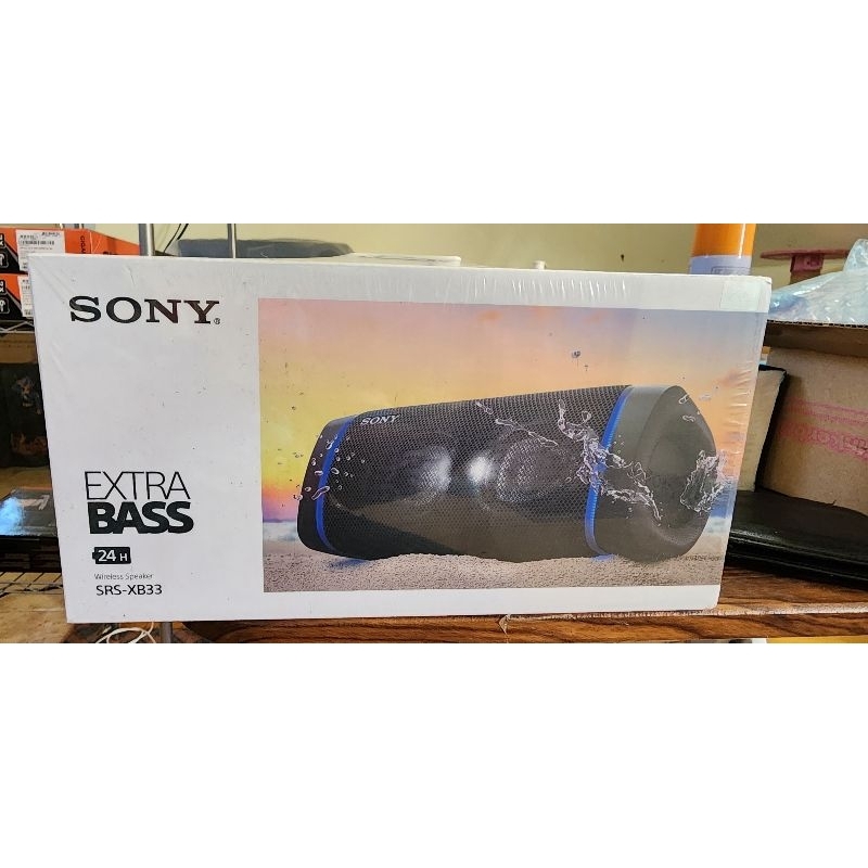 (มือ 1 ไม่แกะซีล) ลำโพง Sony SRS-XB33 (สี Black)