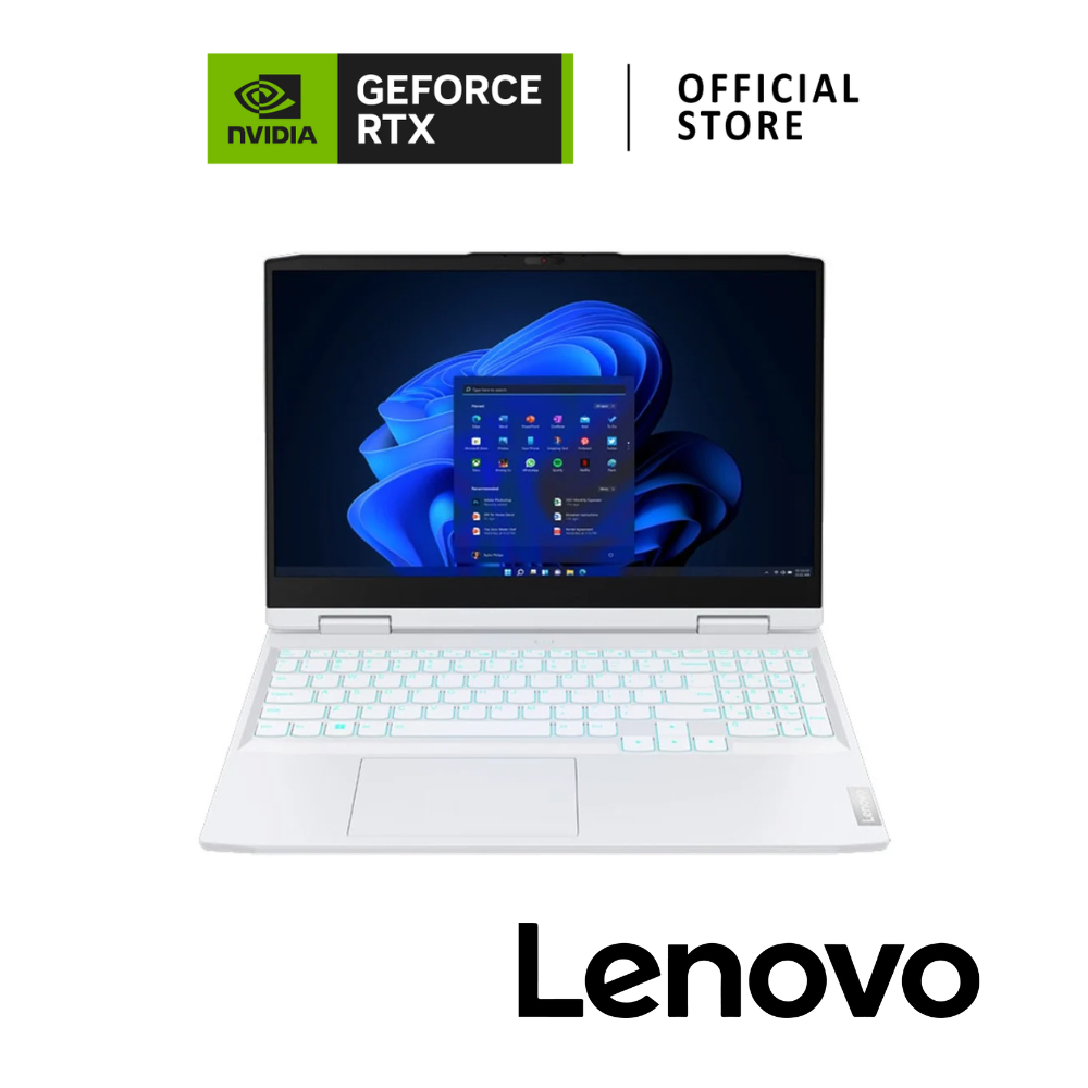 LENOVO IDEAPAD Gaming 3 / NVIDIA GEFORCE RTX3050TI / INTEL CORE I5-12500H (15IAH7-82S9008UTA) WHITE