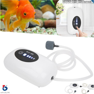 Oxygen Pump with Usb Cable Rechargeable Portable Mute Air for Fish Tank Outdoor Fishing