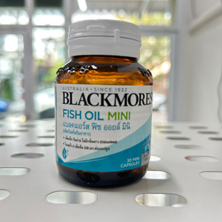 Blackmores Odourless Fish Oil Mini Caps แบลคมอร์ส โอเดอร์เลส ฟิช ออยล์ มินิแคป ขนาดบรรจุ 30 แคปซูล