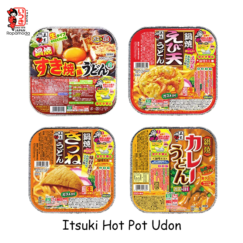 ITSUKI UDON อิทสึกิ อุด้งเส้นสด หม้อไฟคละรส 10 รสชาติ นำเข้าจากญี่ปุ่น