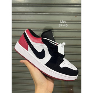 รองเท้าผ้าใบ 🎈 New AIR JORDAN 1 LOW HIEND  🐲⚠️ อุปกรณ์ครบกล่อง {36-45}พร้อมส่งไม่ต้องรอของ