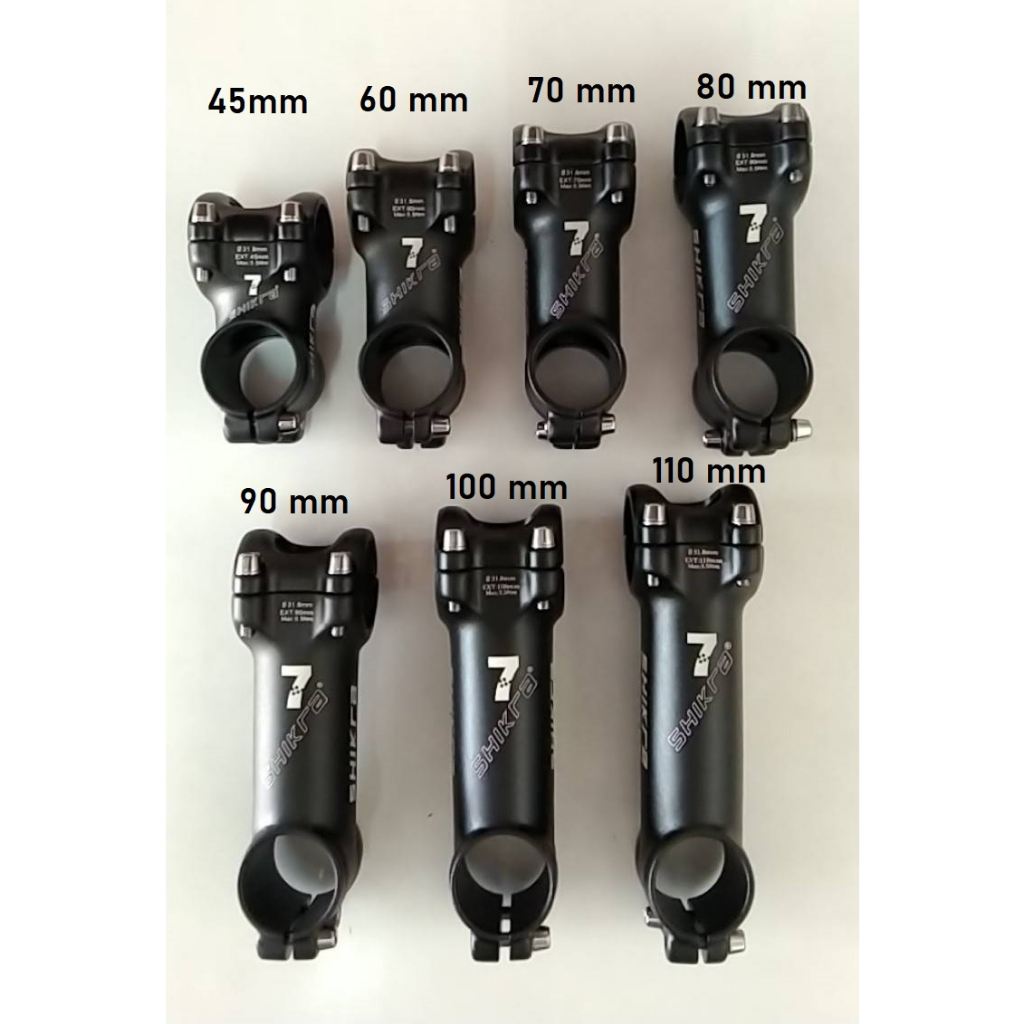 สเต็ม 25.4 mm  31.8 mm สเต็มคอจักรยาน อะไหล่จักรยาน