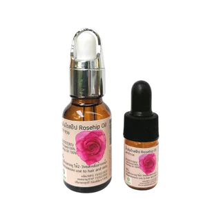 น้ำมันโรสอิป โรสฮิปออยล์​ออแกนิกส์ น้ำมันโรสอิปแท้ Rose Hip oil Organic pure สำหรับ ใบหน้า ผมและผิว