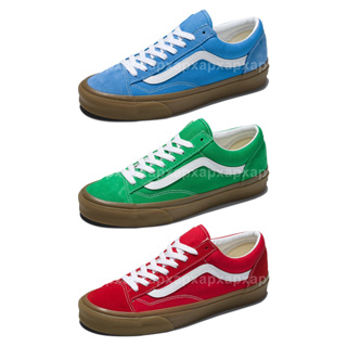 Vans รองเท้าผ้าใบ Style 36 Gum | Blue , Green , Red (3สี)