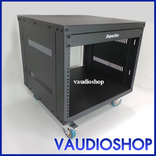 แร็คอลูมิเนียมมีล้อ RACK 8U Superlux RS-908 ชั้นวางเครื่องเส…