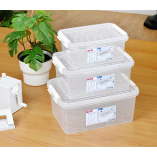 กล่องหูล็อคพลาสติก BOX-5 ขนาดฝารวมหูล็อค 15 x 21.3 x 9.5 cm KEYWAY BOX-6 BOX-7