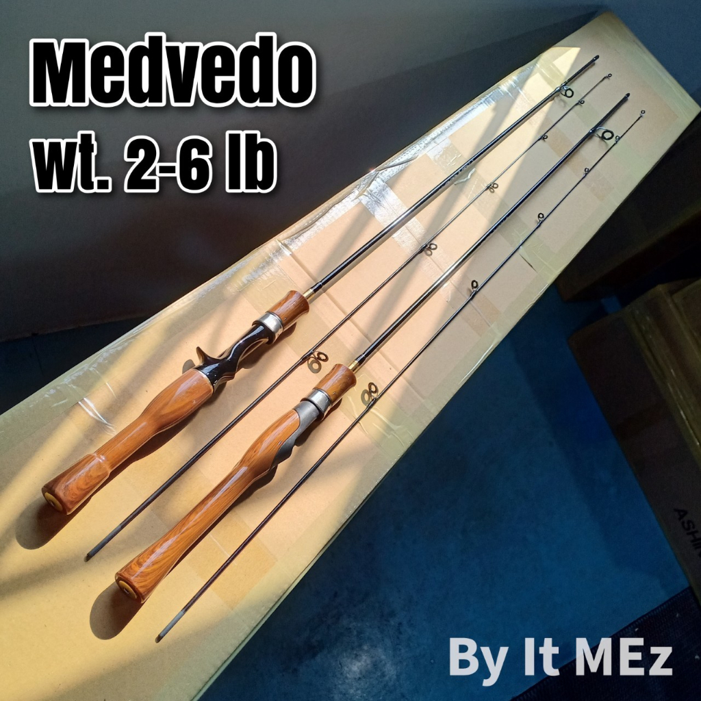 ของแท้ ราคาถูก ❗❗ คันเบ็ดตกปลา คันตีเหยื่อปลอม UL Medvedo Line wt. 2-6 lb เหมาะกับงานปลาเกล็ด สปิ๋ว กระสูบ ตกหมึก ตกกุ้ง