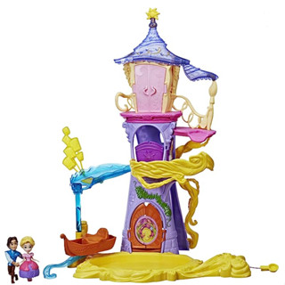 Disney Princess Playset Magical Movers Twirling Tower Adventures, 2 Dolls Included -- Rapunzel and Eugene Fitzherbert