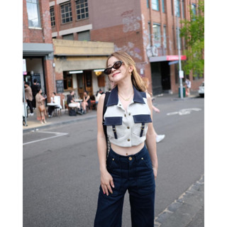 MILIN NAVY TOP AND PANTS