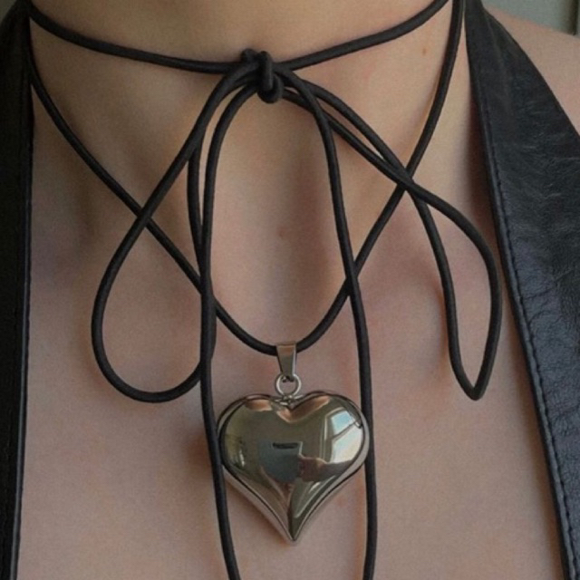 la.blairea - สร้อยคอ heartless necklace 🖤 y2k