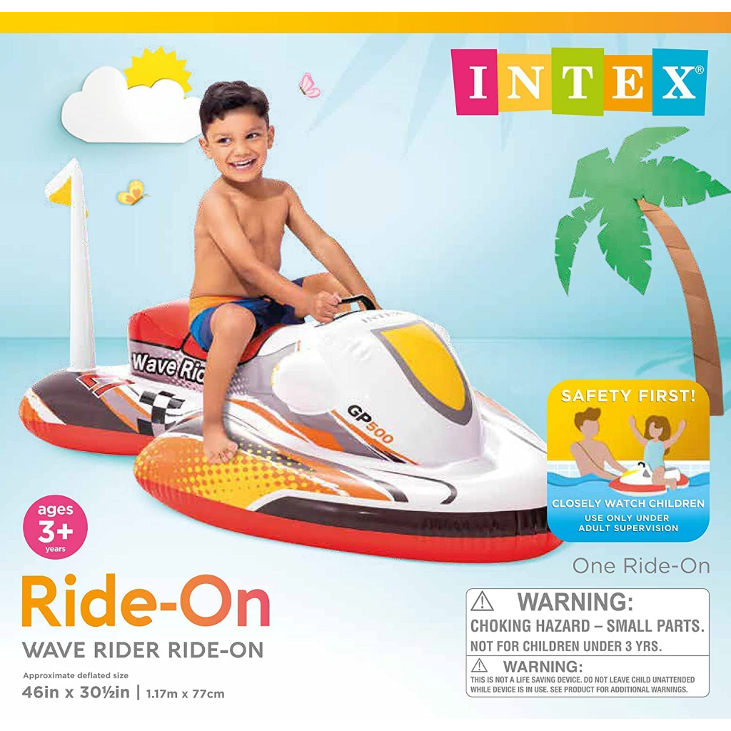 INTEX Ride-On แพยางเป่าลม แพเป่าลม แพลอยน้ำ แพยางลายการ์ตูน แพเป่าลมลอยน้ำ แพลอยน้ำขนาดใหญ่