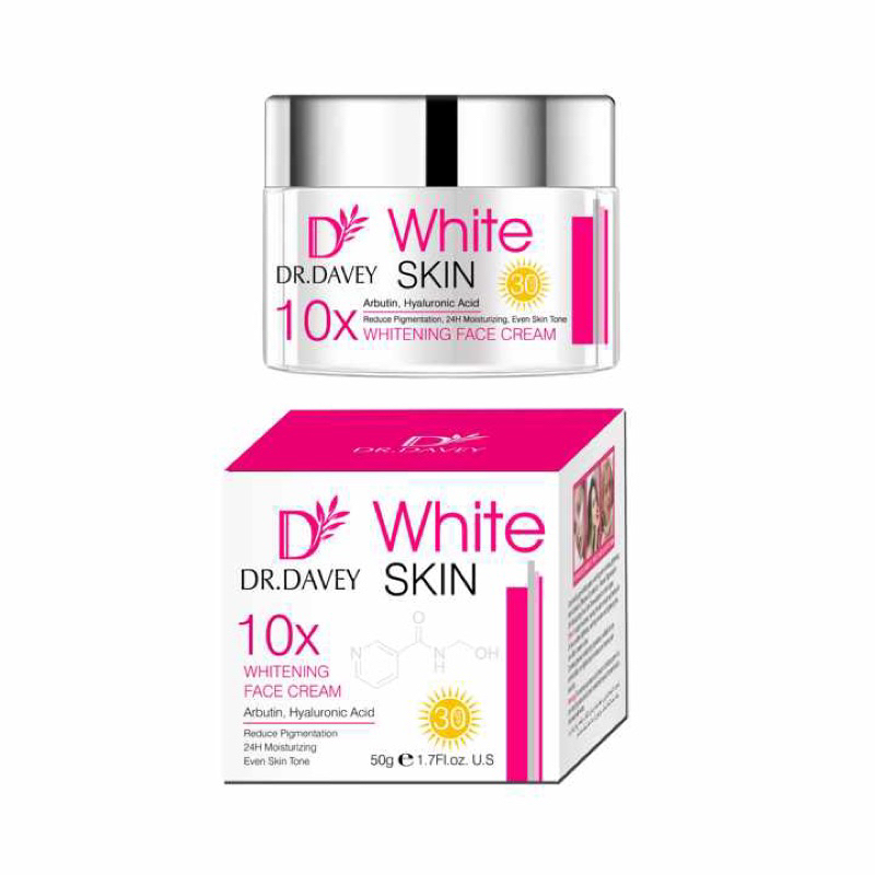 Dr. Davey White Skin 10X Whitening Face Cream 50g.