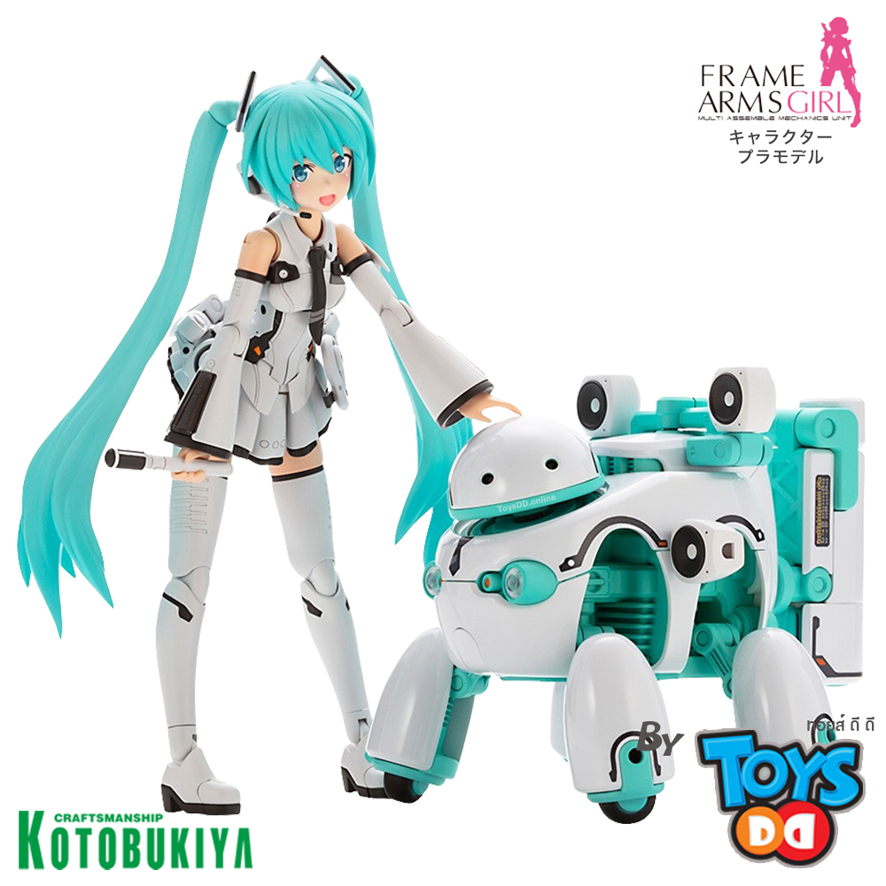 Kotobukiya Vocaloid Frame Music Girl Hatsune Miku (Maruttoys Ver.) & Tamotu (Miku Ver.) Model Kit Se