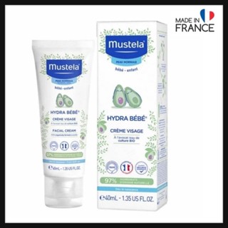 Mustela Hydra Bebe Facial Cream 40ml  ครีมทาหน้าสำหรับเด็ก