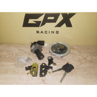 ชุดสวิทช์กุญแจพร้อมฝาถัง GPX Raptor180 สินค้าใหม่ ของแท้ศูนย์ครับ ( ชุดล็อคพร้อมฝาถังน้ำมัน )