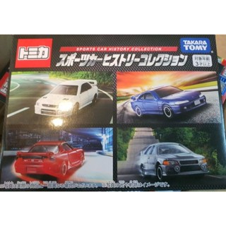 ชุดโมเดลรถเหล็ก Tomica  4 คัน Sports car  History collection