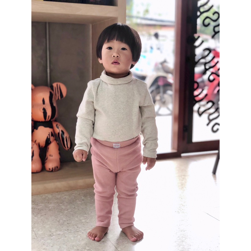  เนื้อผ้าPremium เลคกิ้งเด็กผ้าร่อง กางเกงขายาวเด็ก เลคกิ้งกันหนาวเด็ก กางเกงทับในใส่ไปโรงเรียน เกาหลี ญี่ปุ่น