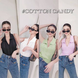 #COTTON CANDY🍭เสื้อไหมพรมคล้องคอ