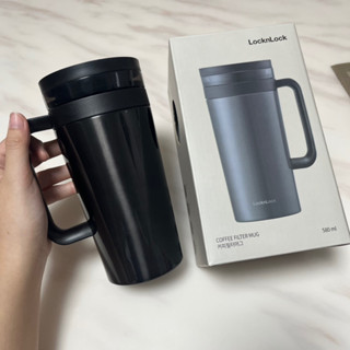 LocknLock แก้วกาแฟพร้อมที่กรอง Coffee Filter Mug ความจุ 580 ml. รุ่น LHC4197