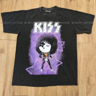 KISS COMIC BIO WASH เสื้อวง เสื้อทัวร์ ผ้าฟอกเฟด
