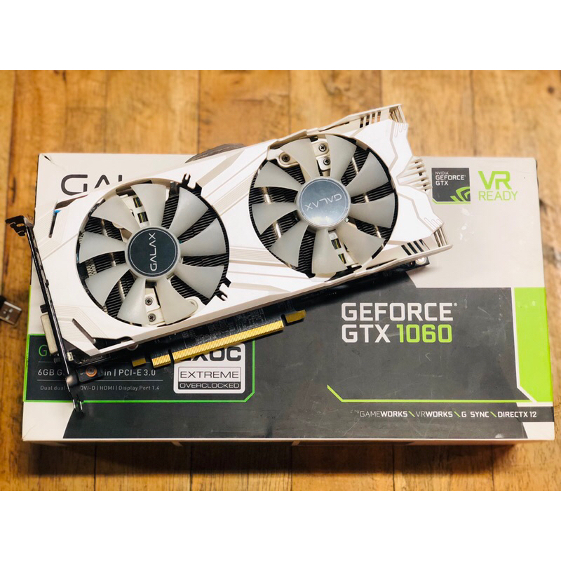 การ์ดจอ GTX 1060 6GB ต่อไฟเลี้ยง 6pin สินค้ามือ2