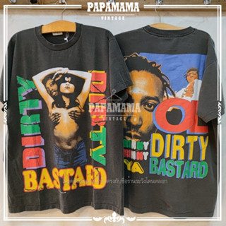 [ WU TANG ] Ol Dirty Bastard  ODB original bootleg shirt เสื้อแรปเปอร์ เสื้อวินเทจ papamama vintage shirt