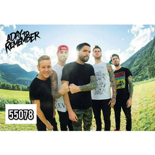 โปสเตอร์ วง A Day to Remember อะเดย์ทูริเบมเบอร์ วงดนตรี รูปภาพ ติดผนัง สวยๆ poster 34.5 x 23.5" (88 x 60 ซม.โดยประมาณ)