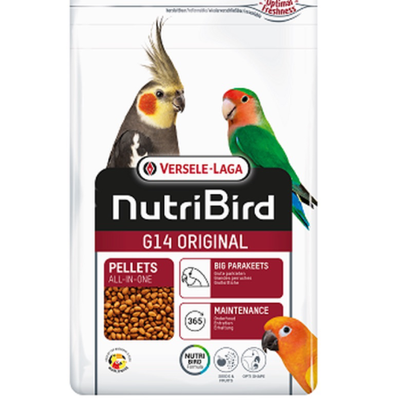 ⓅⓀⒻ (1kg.) อาหารนก Nutribird G14 Original (แพคเกจโรงงาน) นูทรีเบิร์ดจี14