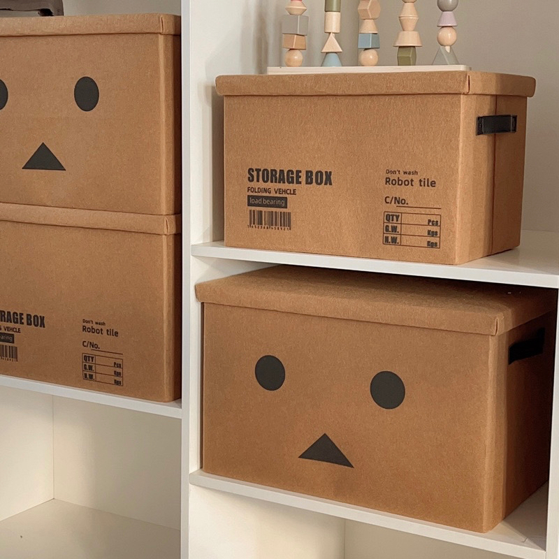 [UHFXJMลด45B ](พร้อมส่ง) กล่องเก็บของ ลายDanboard แบบพับได้ ใช้จัดระเบียบ กล่องเก็บของเล่นเด็ก ราคา ถูกที่สุด ดีลบีเคเค แกลเลอรีภาพที่ 5