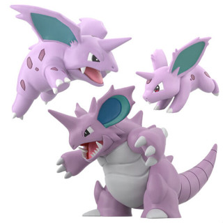 [Direct from Japan] Pokemon Scale World Kanto Nidoran male &amp; Nidorino &amp; Nidoking Japan NEW