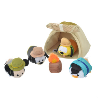 [Direct from Japan] Disney Plush doll TSUM TSUM Mickey &amp; Friends Camp Japan Set NEW Disney Store